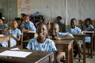 Meisje in de klas_Afrika_SOS Kinderdorpen
