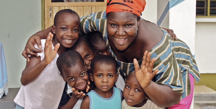 SOS familie sos kinderdorp in Afrika - SOS Kinderdorpen