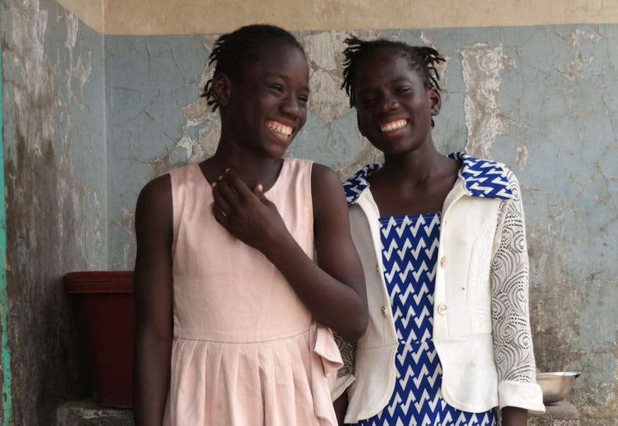 Tsjaad Kinderdorp N'Djamena Zussen Salma en Salima