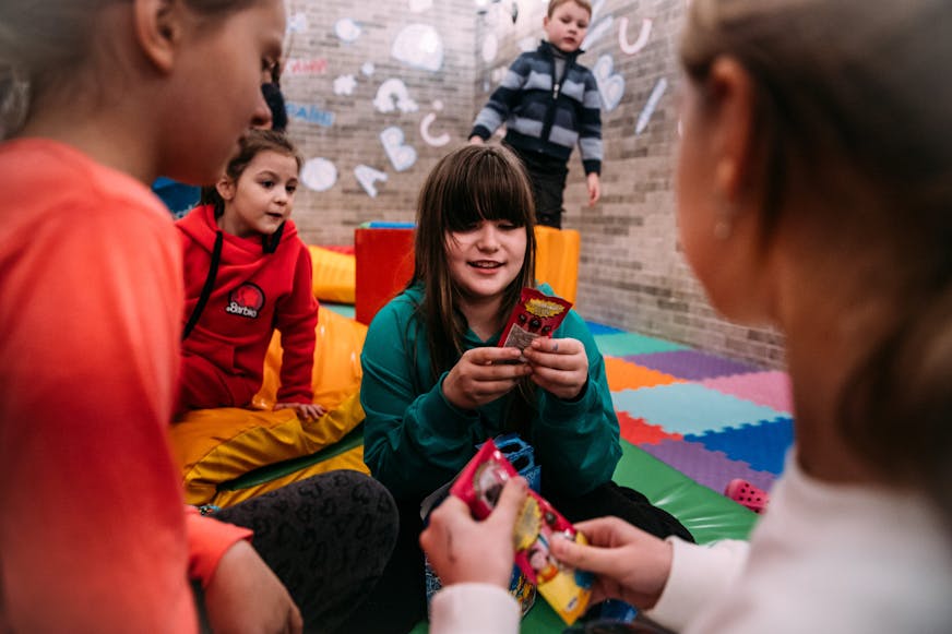 Kinderen spelen samen